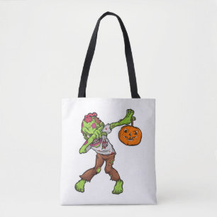 Dabbing Zombie Halloween Dab Funny Gift Design Tasche