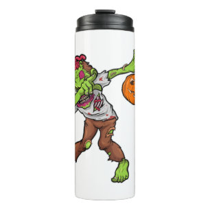 Dabbing Zombie Halloween Dab Funny Gift Design Thermosbecher