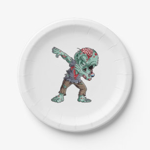 Dabbing Zombie Halloween Shirts, Halloween 2021 Pappteller