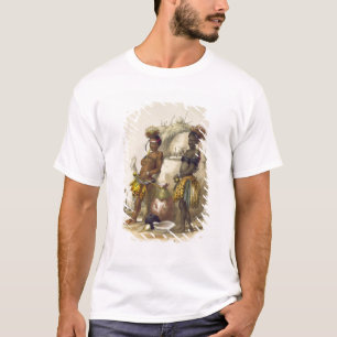 Dabiyaki und Upapazi, Zulu-Jungen im Tanzen-Kleid, T-Shirt