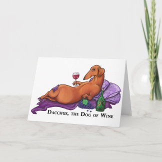 Dacchus Hund des Weins Karte