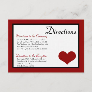 D'accompagnement 3x5 Directions Carte Mariage Penguin Love Couple