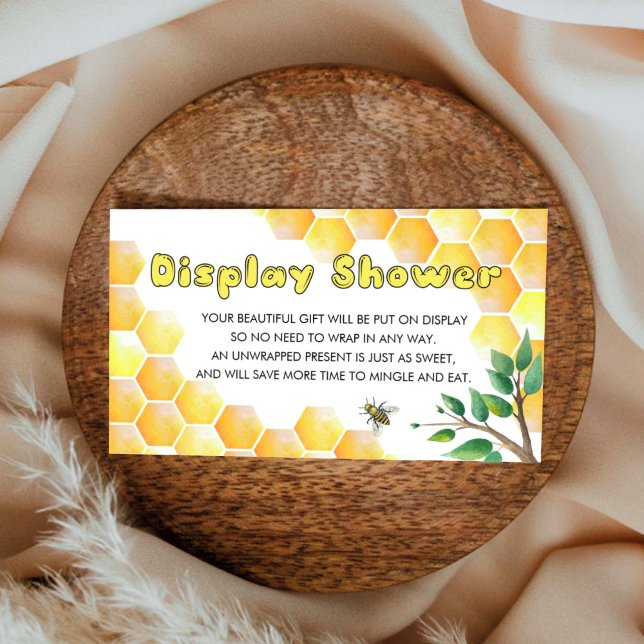 D'accompagnement Afficher la carte d'insertion de Baby shower (Créateur téléchargé)