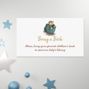 D'accompagnement Apportez une carte de baby shower de dragon neutre