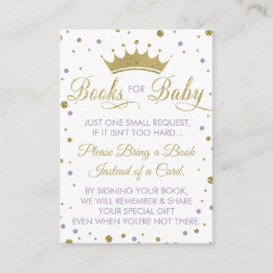 D'accompagnement Apportez Une Carte De Livre, Princesse, Baby showe