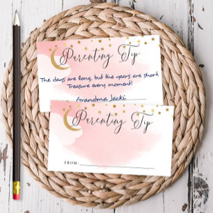 D'accompagnement Au-dessus de la lune, Pink Parenting Conseil Carte