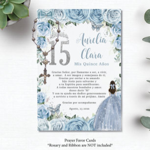 D'accompagnement Baby Blue Floral Girl Gown Quinceañera Carte de pr