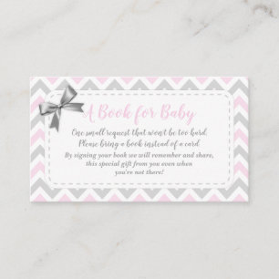 D'accompagnement Baby Girl Gris rose Apporter Une Carte Livre Douch