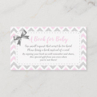 D'accompagnement Baby Girl Gris rose Apporter Une Carte Livre Douch