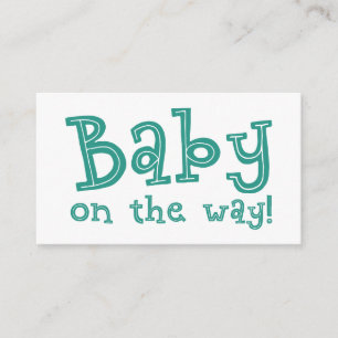 D'accompagnement Baby on the Way Carte d'enregistrement de douche e
