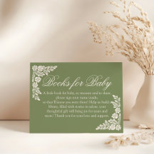 Baby shower Cielito Lindo Demande de livre Carte