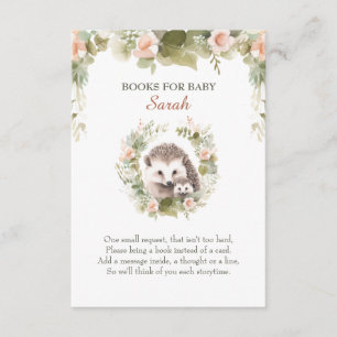 D'accompagnement Baby shower en bois, jolie carte de boîtier de hér