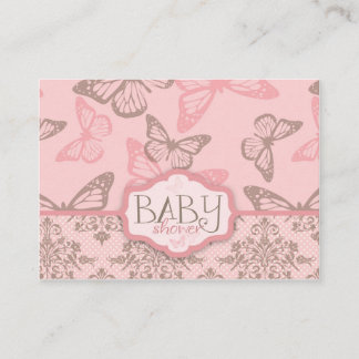 D'accompagnement Baisers papillon Carte pour notes de rappel pétale