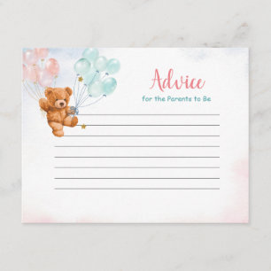 D'accompagnement Bear Genre Reveillez Balloon Gold Star Carte conse