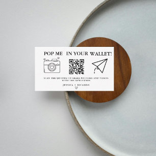 D'accompagnement Capturez la carte de code QR Love Mariage, photo