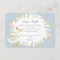 Carte à gratter pour diapers à motif floral gingha
