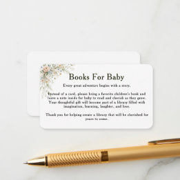 D'accompagnement Carte à insérer Baby In Bloom Books for Baby 