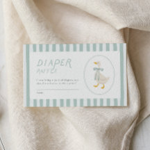 Carte à insérer pour la douche bébé Silly Goose Ti