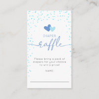 Carte à rabat bleu Little Sweetheart