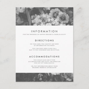 D'accompagnement Carte cachée élégante de mariage