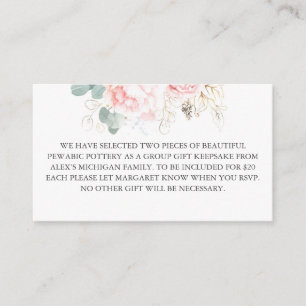 D'accompagnement Carte cadeau Floral Pink Group