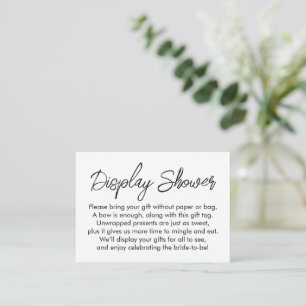D'accompagnement Carte Cadeau Mariage Simple Moderne Affichage Douc