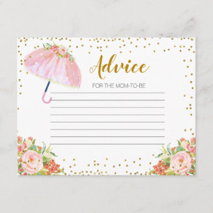 D'accompagnement Carte conseil Douches d'avril Apporter des fleurs 