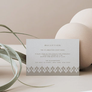 D'accompagnement Carte d'accueil Arabesque Champagne Shimmer