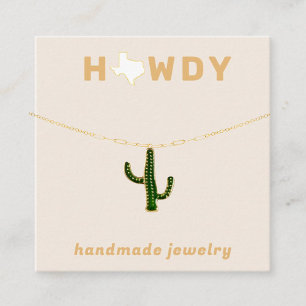 D'accompagnement Carte d'affichage pour bijoux Texas Howdy