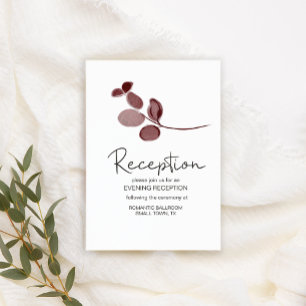 D'accompagnement Carte d'annonce de mariage aux roses florales roug