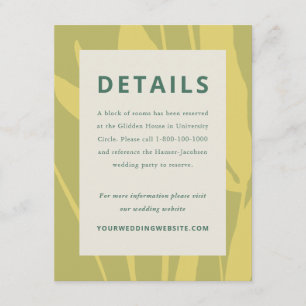 D'accompagnement Carte d'annonce de mariage botanique Citrus
