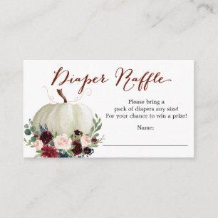 D'accompagnement Carte de Baby shower Citrouille de rabat d'automne