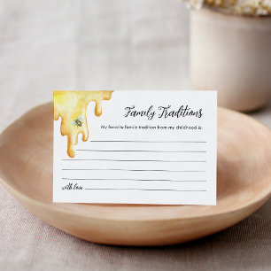 D'accompagnement Carte de Baby shower des traditions de la famille 