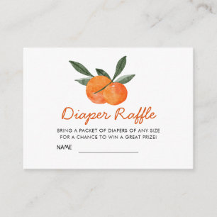 D'accompagnement Carte de boîtier Baby shower à carreaux orange