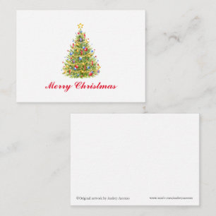 D'accompagnement Carte de boîtier classique pour l'arbre de Noël