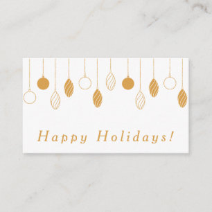 D'accompagnement Carte de boîtier d'affaires Happy Holidays
