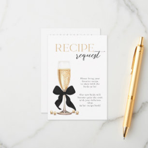 D'accompagnement Carte de boîtier de la recette nuptiale Pearls & P