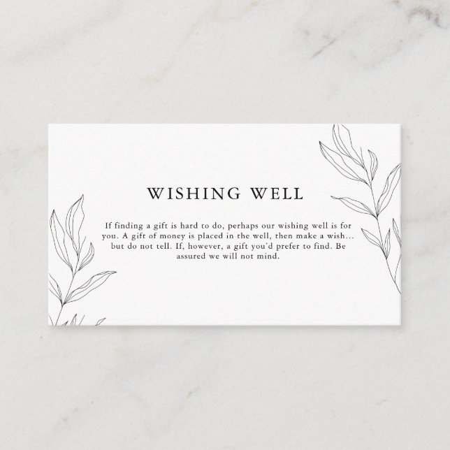 D'accompagnement Carte de boîtier de puits d'ameublement pour feuil (Devant)