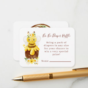 D'accompagnement Carte de boîtier d'emballage Ba-Bee Diaper Raffle