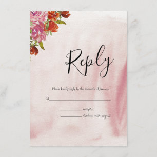 D'accompagnement Carte de boîtier Mariage Bienvenue France Red RSVP