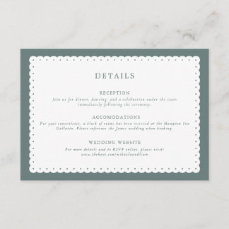 D'accompagnement Carte de boîtier Mariage Edge à pente classique