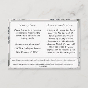 D'accompagnement Carte de boîtier Mariage en dentelle rose Champagn