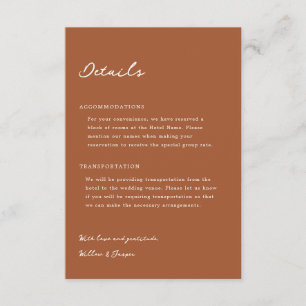 D'accompagnement Carte de boîtier Mariage Pensacola