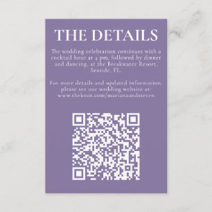 D'accompagnement Carte de boîtier monogramme classique Lavender
