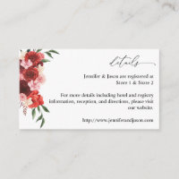 Carte de boîtier SM Floral rouge 2