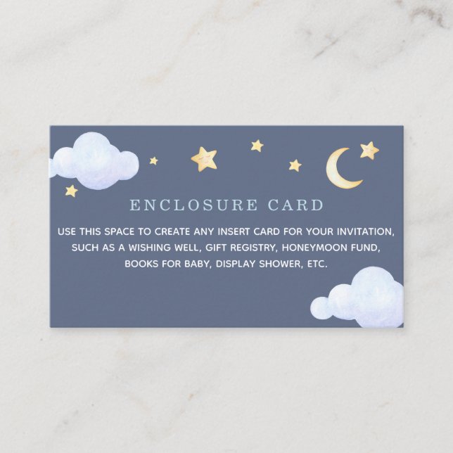 D'accompagnement Carte de boîtier Twinkle Little Star Elephant (Devant)