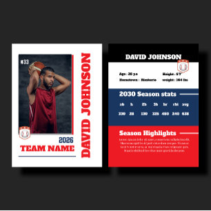 D'accompagnement Carte de collection personnalisée de basket-ball r