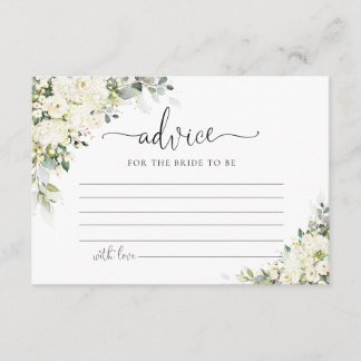 D'accompagnement Carte de conseils de mariage élégante à motif flor
