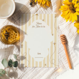 D'accompagnement Carte de conseils pour Baby Shower "Une petite abe