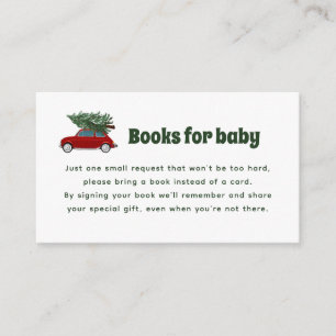 D'accompagnement Carte de demande de Baby shower de camion rouge No